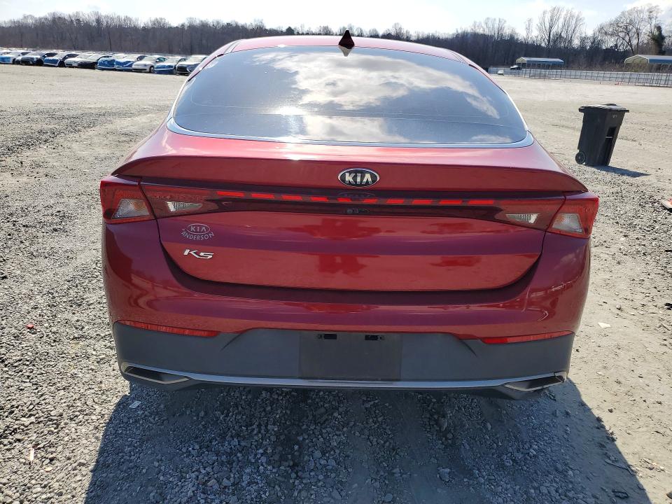 2021 Kia K5 VIN 5XXG24J23MG005813 COPART salvage auction — SIDE, SC - CERT OF TITLE-SALVAGE, sold $5,100 on 2026-07-06 (photo 6)