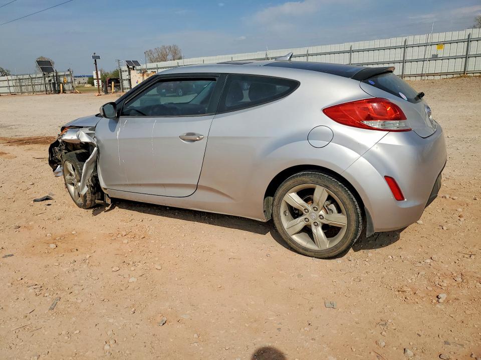 2012 Hyundai Veloster VIN KMHTC6AD7CU039749 COPART salvage auction — FRONT END, Ok - Cert Of Title-Salvage, sold $775 on 2026-07-30 (photo 2)