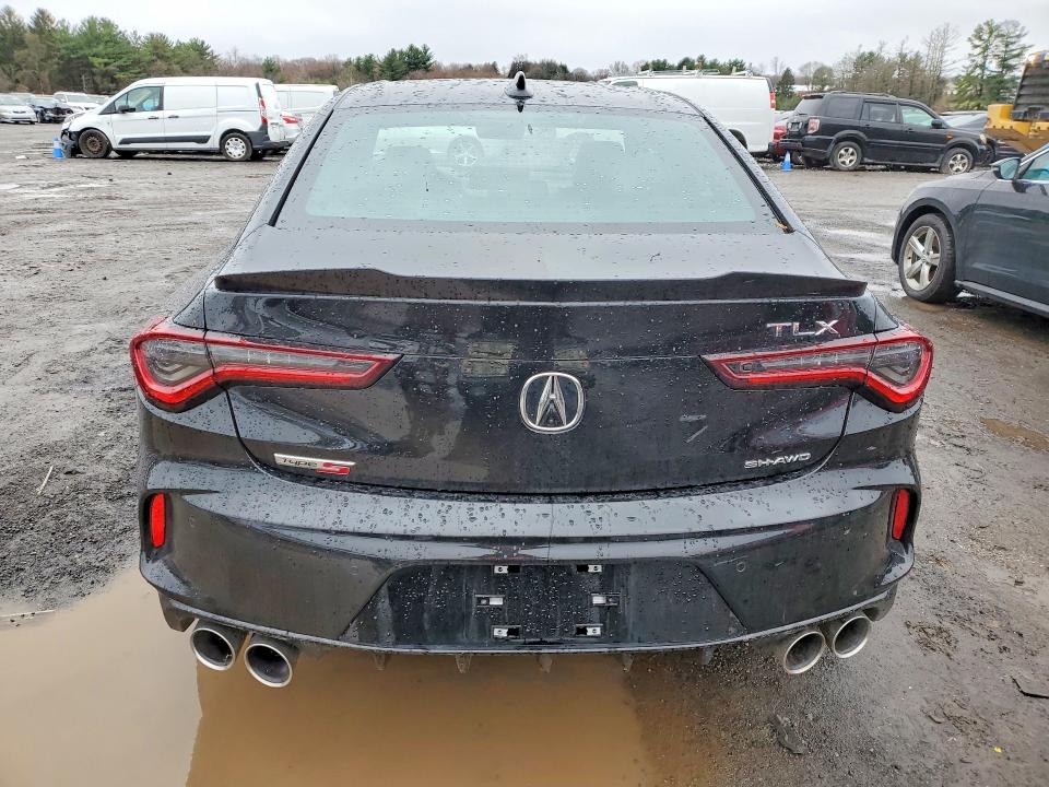 2025 Acura Tlx VIN 19UUB7F08SA001231 COPART salvage auction — FRONT END, Md - Cert Of Salvage > 75% Damage, sold $7,600 on 2026-09-04 (photo 6)