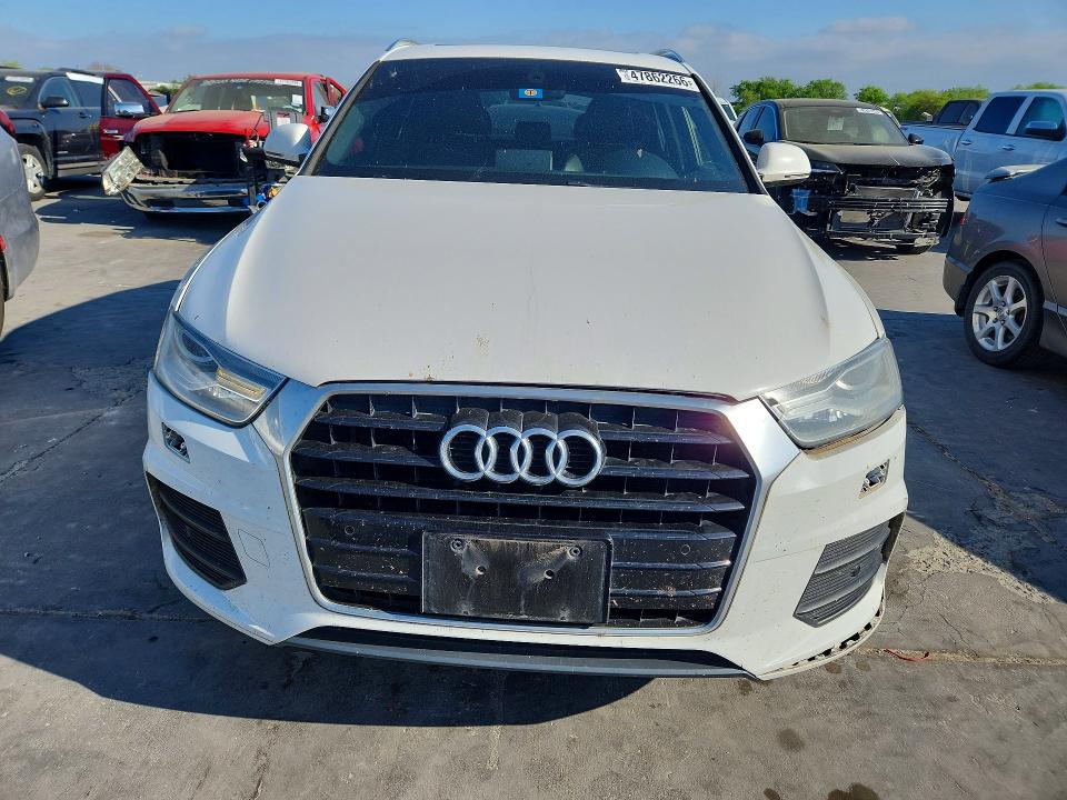 2016 Audi Q3 VIN WA1BFCFS7GR008601 COPART salvage auction — FRONT END, Tx - Salvage Vehicle Title, sold $2,800 on 2026-07-06 (photo 5)