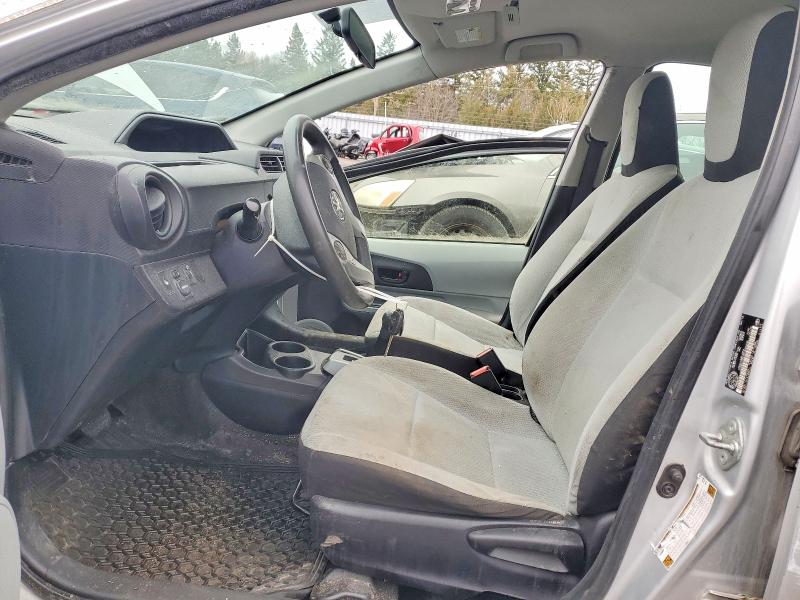 2013 Toyota Prius c VIN JTDKDTB37D1540208 COPART salvage auction — ALL OVER, On - Permit Irrepairable, sold $625 on 2026-07-07 (photo 7)