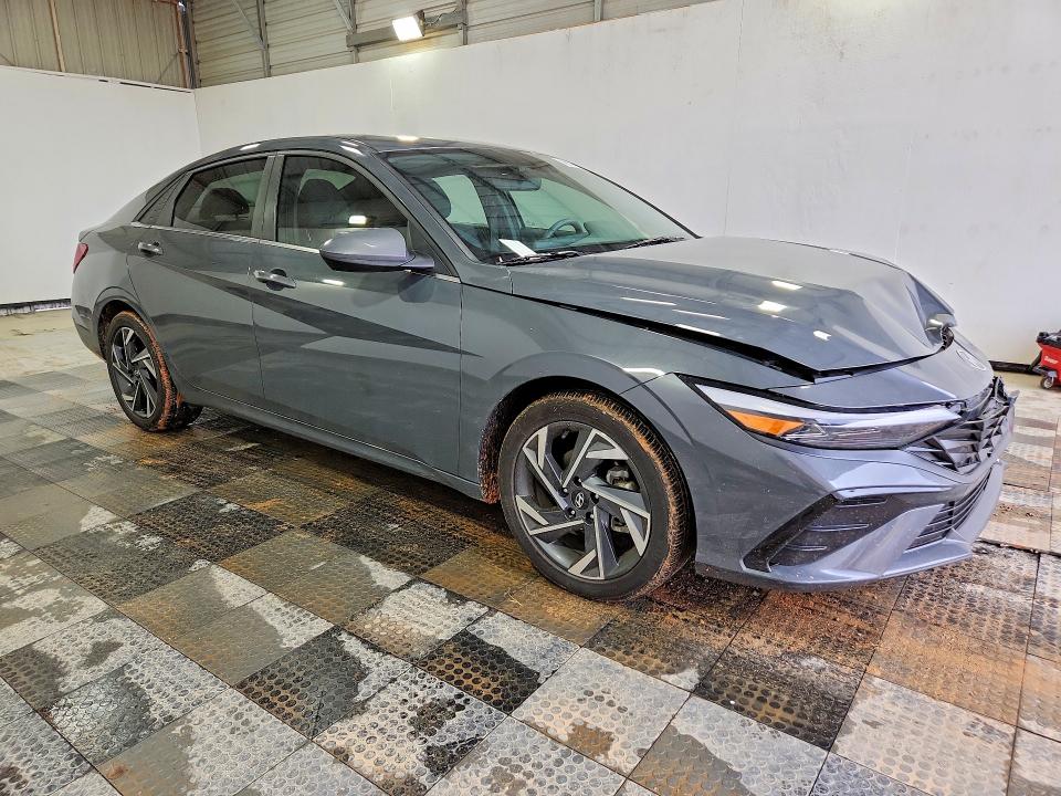 2024 Hyundai Elantra VIN KMHLS4DG7RU764418 COPART salvage auction — FRONT END, Nc - Salvage Certificate Of Title, sold $5,900 on 2026-07-13 (photo 4)