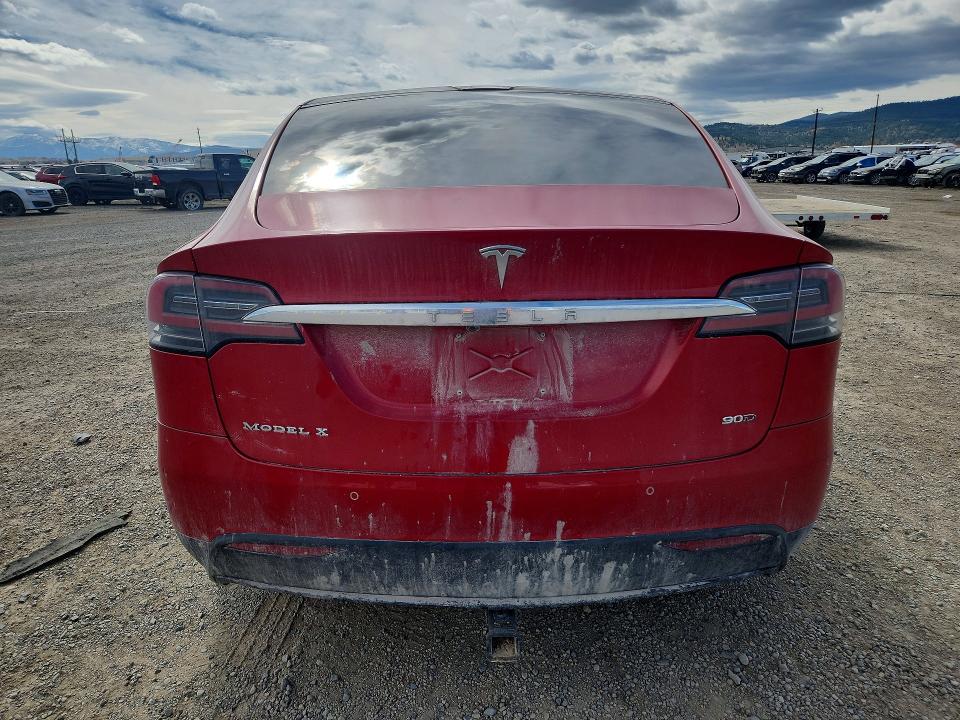 2016 Tesla Model x VIN 5YJXCBE26GF004187 COPART salvage auction — FRONT END, Mt - Salvage Certificate Of A Vehic, sold $6,200 on 2026-08-04 (photo 6)