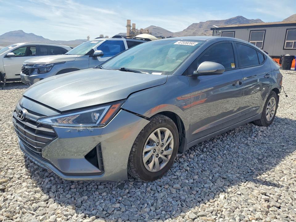 2019 Hyundai Elantra VIN KMHD74LFXKU872729 COPART salvage auction — REAR END, ID - SALVAGE CERTIFICATE OF TITLE, sold $2,550 on 2026-07-06 (photo 1)