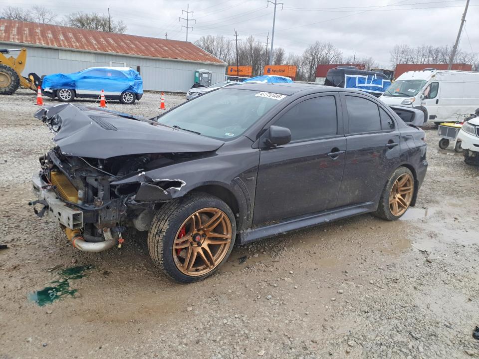 2012 Mitsubishi Lancer evolution VIN JA32W8FV3CU008436 COPART salvage auction — FRONT END, OH - CERT OF TITLE-SALVAGE, sold $6,200 on 2026-07-07 (photo 1)