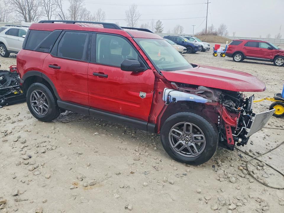 2025 Ford Bronco sport VIN 3FMCR9BN7SRF24423 COPART salvage auction — FRONT END, Mi - Certificate Of Title, sold $11,500 on 2026-07-02 (photo 4)