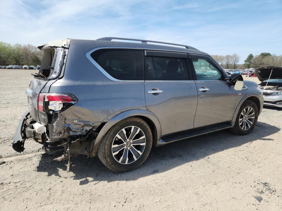2018 Nissan Armada VIN JN8AY2ND3JX001029 COPART salvage auction — REAR END, Ar - Cert Of Title-Salvage, sold $3,550 on 2026-07-08 (photo 3)