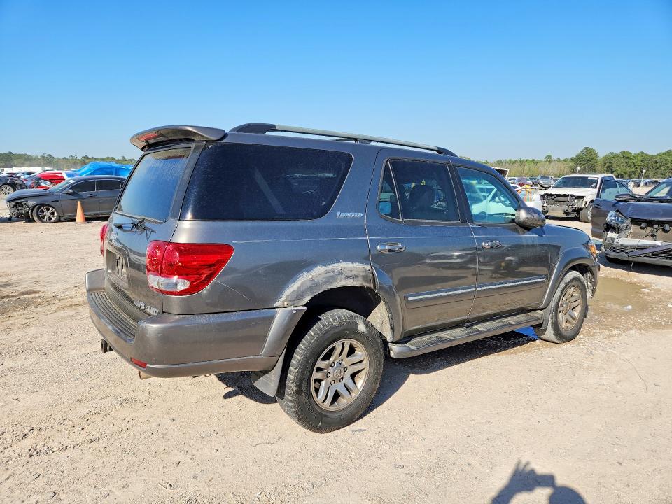 2005 Toyota Sequoia VIN 5TDBT48A05S234910 COPART salvage auction — MINOR DENT/SCRATCHES, Tx - Certificate Of Title, sold $1,950 on 2026-07-10 (photo 3)