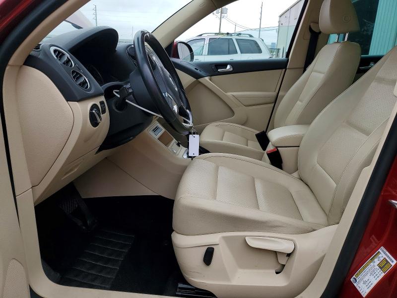2015 Volkswagen Tiguan VIN WVGAV7AX5FW101689 COPART salvage auction — FRONT END, FL, sold $550 on 2026-07-27 (photo 7)