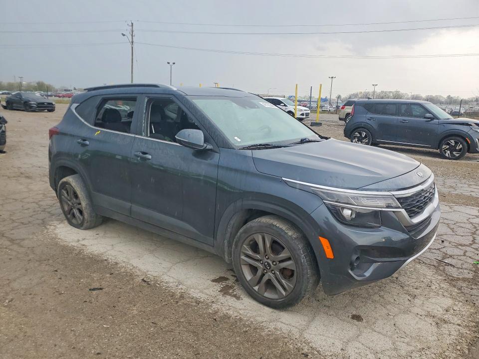 2021 Kia Seltos VIN KNDEU2AA6M7101215 COPART salvage auction — REAR END, In - Cert Of Title-Salvage Title, sold $3,700 on 2026-07-21 (photo 4)