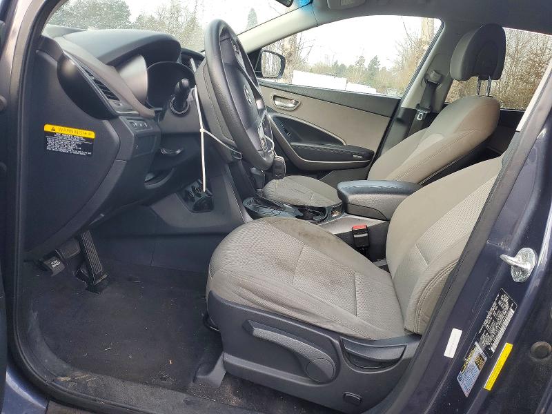 2016 Hyundai Santa fe VIN 5XYZT3LB1GG350495 COPART salvage auction — FRONT END, Id - Salvage Certificate Of Title, sold $2,150 on 2026-07-22 (photo 7)