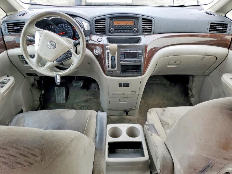 2015 Nissan Quest VIN JN8AE2KP9F9122991 COPART salvage auction — FRONT END, Ca - Salvage Certificate, sold $425 on 2026-07-02 (photo 8)