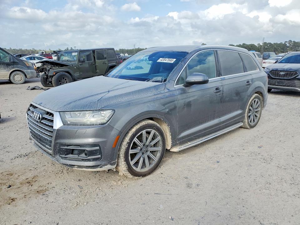 2018 Audi Q7 VIN WA1VABF72JD009581 COPART salvage auction — UNDERCARRIAGE, Tx - Certificate Of Title (P), sold $7,900 on 2026-07-24 (photo 1)