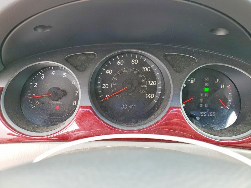 2004 Lexus Es 330 VIN JTHBA30G445016228 COPART salvage auction — SIDE, CA - SALVAGE CERTIFICATE, sold $525 on 2026-07-13 (photo 9)