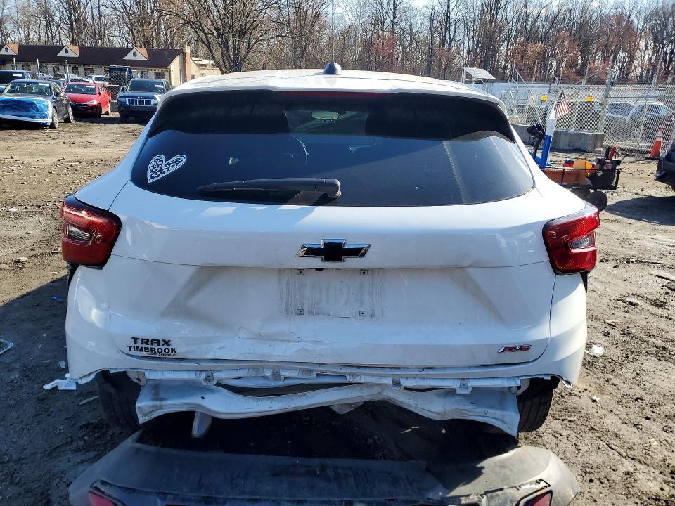 2024 Chevrolet VIN KL77LGE25RC246091 COPART salvage auction — FRONT END, Md - Cert Of Salvage > 75% Damage, sold $4,200 on 2026-07-14 (photo 6)