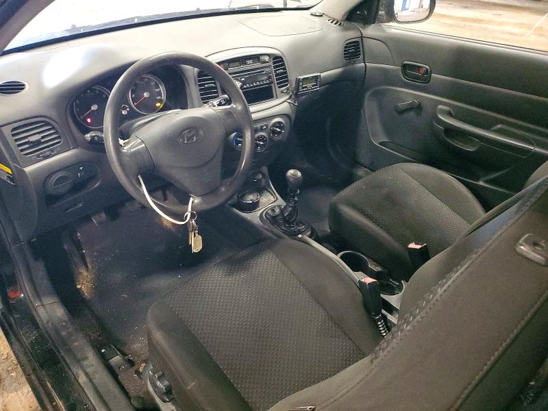 2011 Hyundai Accent VIN KMHCM3AC1BU191799 COPART salvage auction — REAR END, Mi - Cert Of Title-Salvage Vehicle, sold $200 on 2026-07-10 (photo 8)