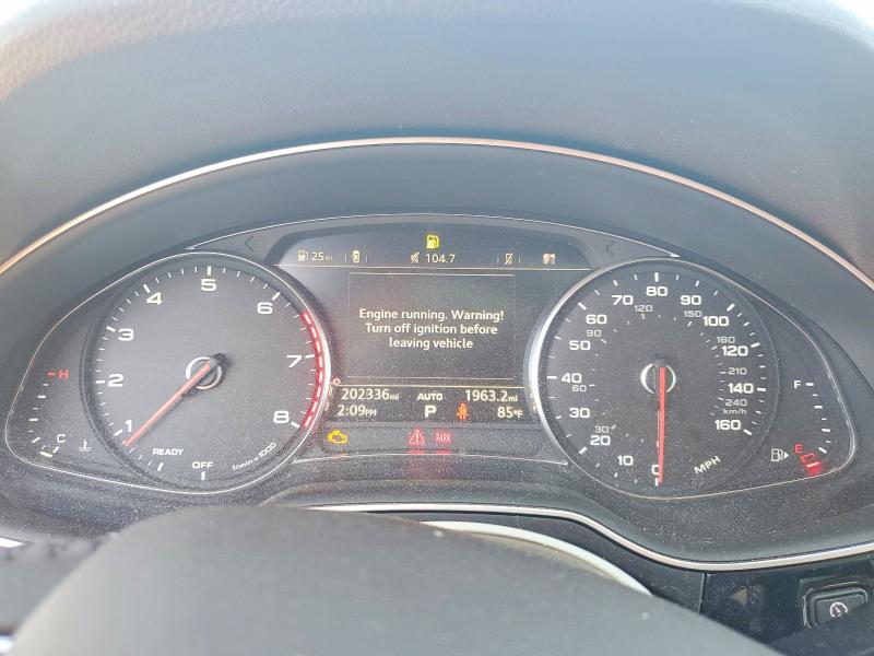 2019 Audi Q7 VIN WA1AAAF71KD002373 COPART salvage auction — MINOR DENT/SCRATCHES, Va - Certificate Of Title (P), sold $7,300 on 2026-07-29 (photo 9)