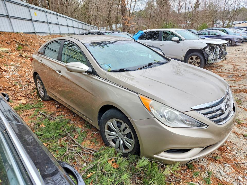 2012 Hyundai Sonata VIN 5NPEB4AC7CH321511 COPART salvage auction — FRONT END, Id - Salvage Certificate Of Title, sold $400 on 2026-07-20 (photo 4)
