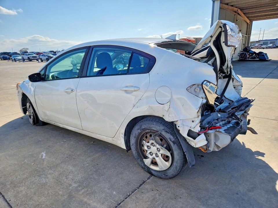 2016 Kia Forte VIN KNAFK4A63G5507869 COPART salvage auction — REAR END, Tx - Salvage Vehicle Title, sold $600 on 2026-07-13 (photo 2)