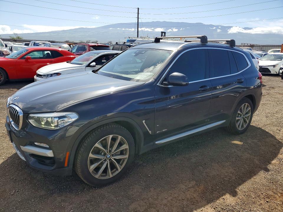 2018 BMW X3 VIN 5UXTR9C58JLD61945 COPART salvage auction — REAR END, Hi - Certificate Of Salvage, sold $5,600 on 2026-07-13 (photo 1)