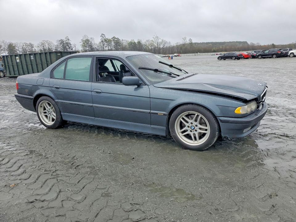2001 BMW 7er VIN WBAGG83451DN89674 COPART salvage auction — BURN, Sc - Cert Of Title-Salvage Fire, sold $550 on 2026-07-06 (photo 4)