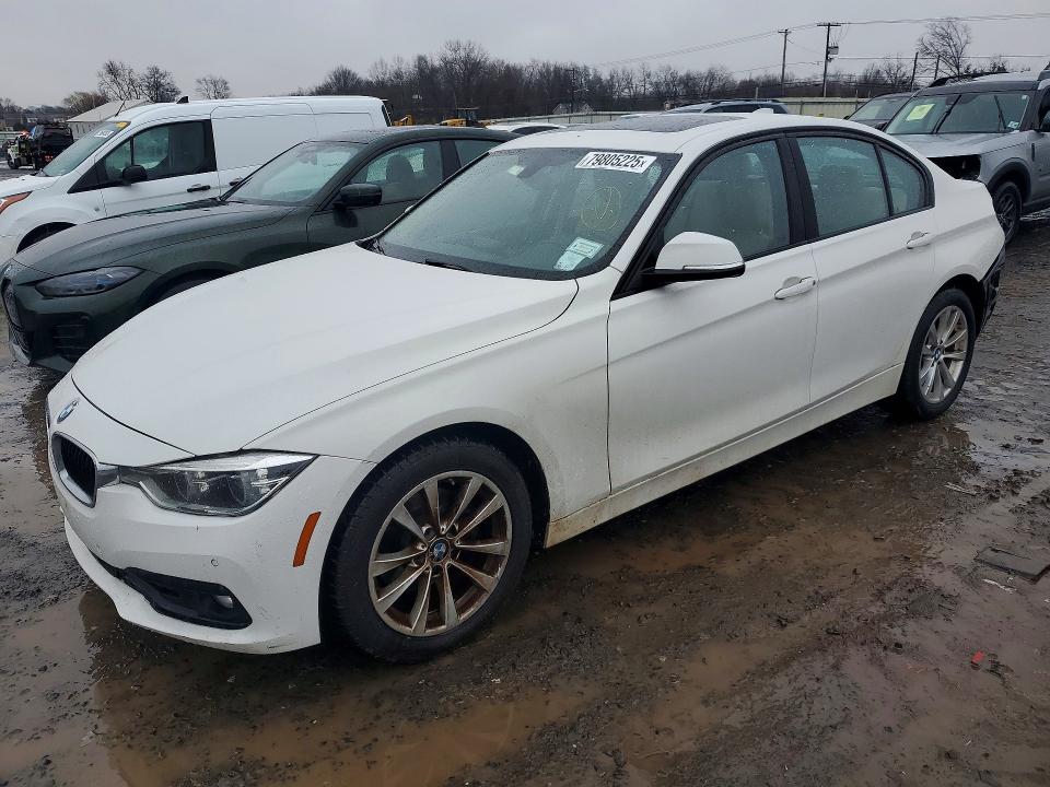 2018 BMW 3er VIN WBA8E5G50JNU47481 COPART salvage auction — REAR END, ID - SALVAGE CERTIFICATE OF TITLE, sold $1,700 on 2026-07-10 (photo 1)