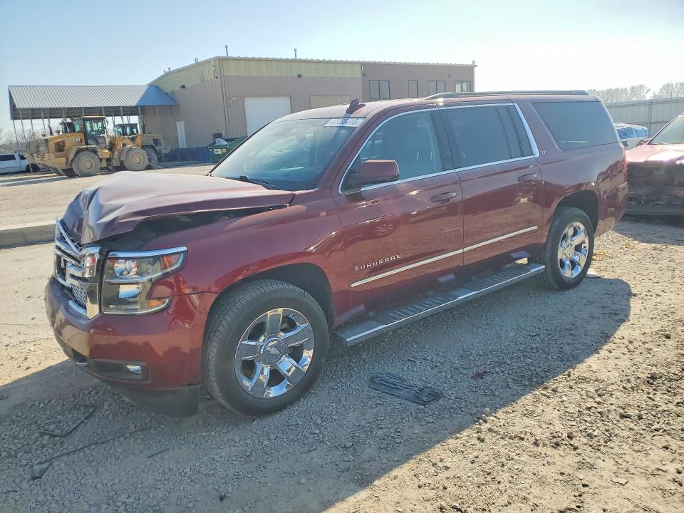 2019 Chevrolet Suburban VIN 1GNSKHKC8KR316597 COPART salvage auction — FRONT END, Ne - Cert Of Title-Salvage, sold $100 on 2026-07-09 (photo 1)