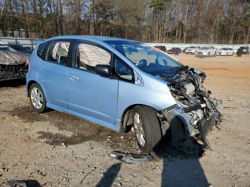 2009 Honda Fit VIN JHMGE884X9C002421 COPART salvage auction — FRONT END, Ga - Bill Of Sale - Parts Only, sold $250 on 2026-07-07 (photo 4)
