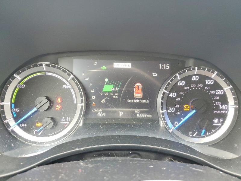 2023 Toyota Highlander hybrid VIN 5TDKBRCH3PS126997 COPART salvage auction — FRONT END, Va - Cert Of Title - Salvage, sold $14,200 on 2026-07-07 (photo 9)