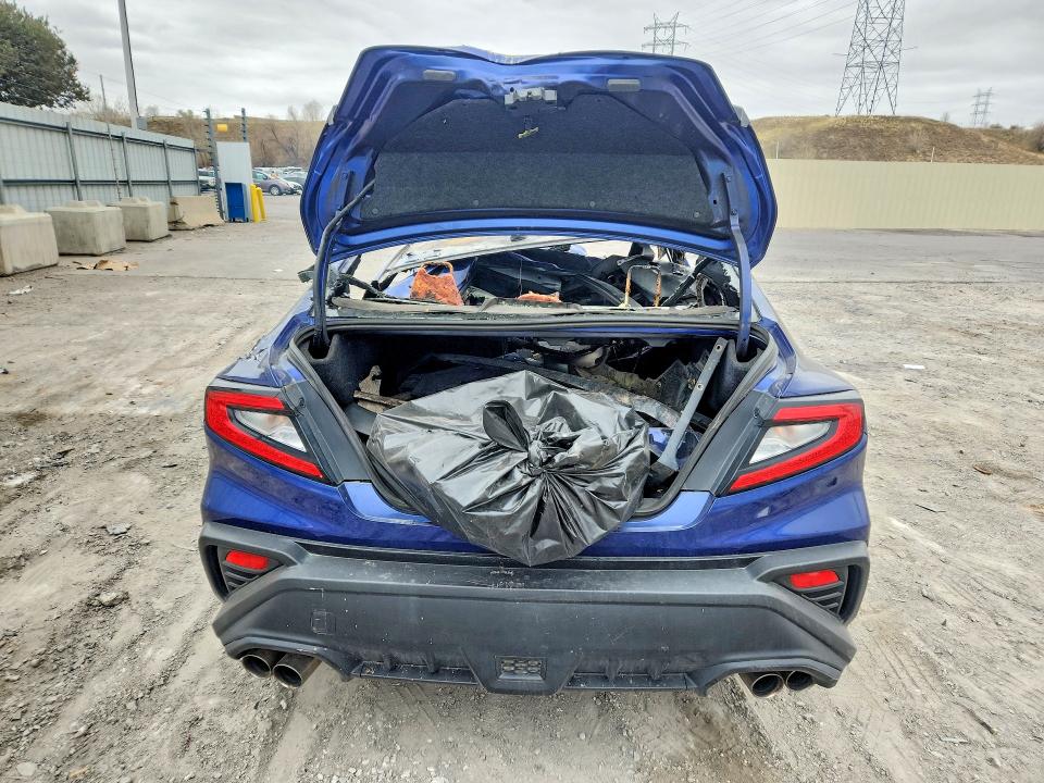 2022 Subaru Wrx VIN JF1VBAF68N9014660 COPART salvage auction — BURN, CO - PUBLIC - NONREPAIRABLE, sold $275 on 2026-07-27 (photo 6)