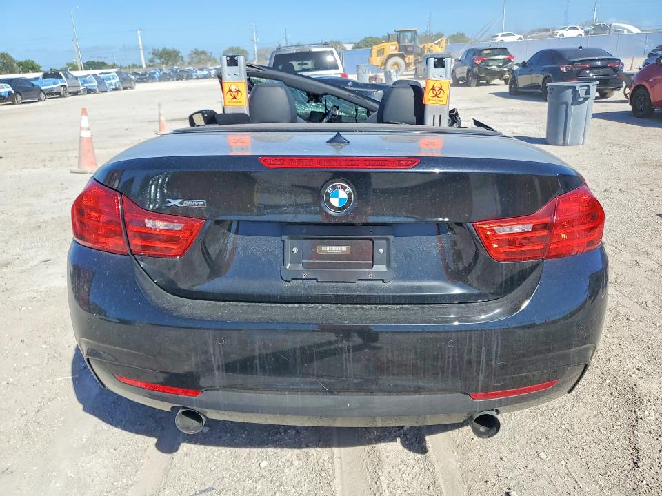 2016 BMW 4er VIN WBA3T7C5XG5A37283 COPART salvage auction — FRONT END, FL - CERT OF TITLE SLVG REBUILDABLE, sold $375 on 2026-08-12 (photo 6)