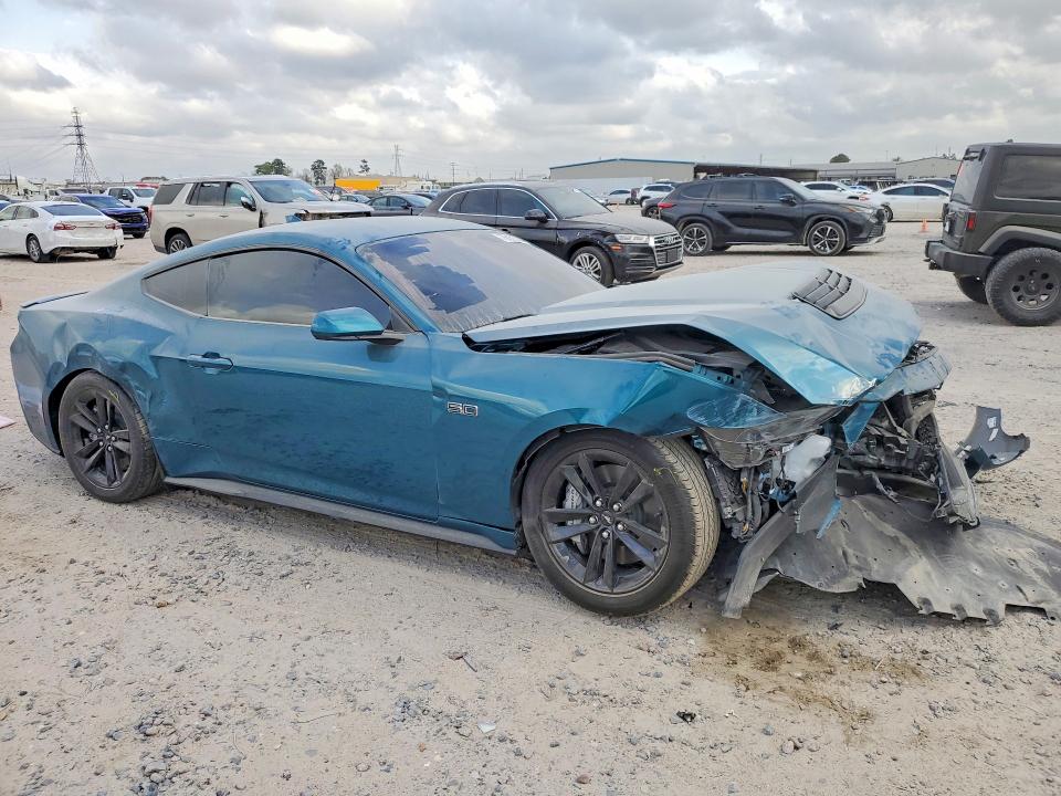 2026 Ford Mustang VIN 1FA6P8CF4T5400564 COPART salvage auction — FRONT END, Tx - Salvage Vehicle Title, sold $12,500 on 2026-07-17 (photo 4)