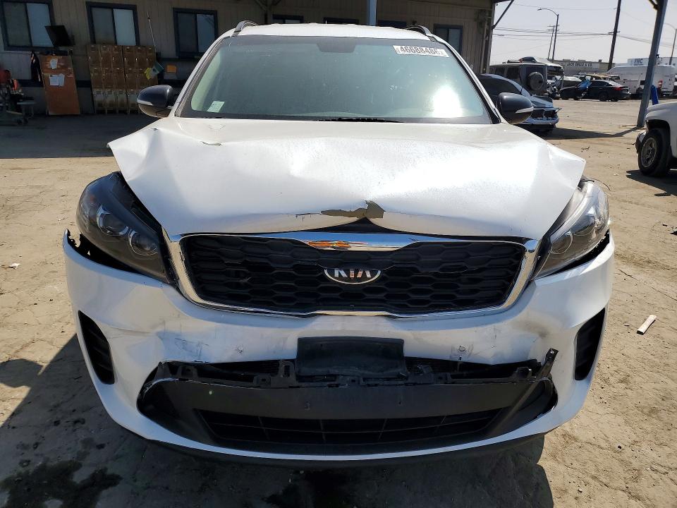 2019 Kia Sorento VIN 5XYPG4A58KG608521 COPART salvage auction — FRONT END, Ca - Salvage Certificate, sold $1,650 on 2026-07-09 (photo 5)