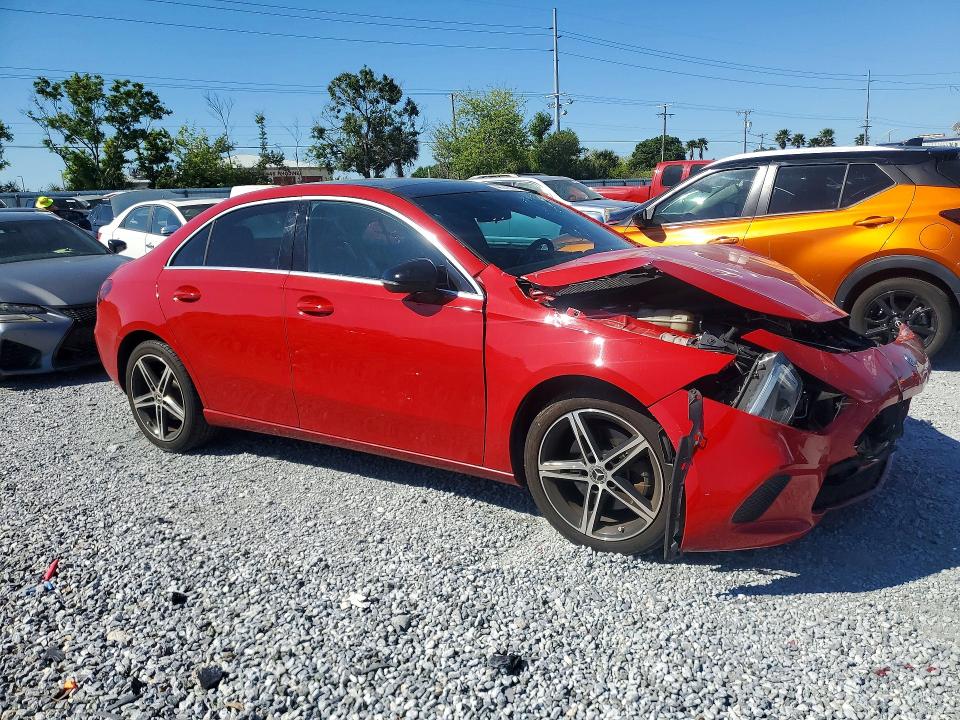 2019 Mercedes-benz A-klasse VIN WDD3G4EB0KW030891 COPART salvage auction — FRONT END, FL, sold $2,300 on 2026-08-07 (photo 4)