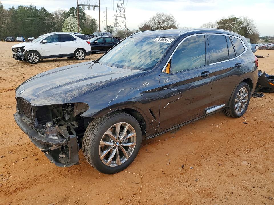 2019 BMW X3 VIN 5UXTR7C56KLR44422 COPART salvage auction — FRONT END, Nc - Salvage Certificate Of Title, sold $7,300 on 2026-07-20 (photo 1)