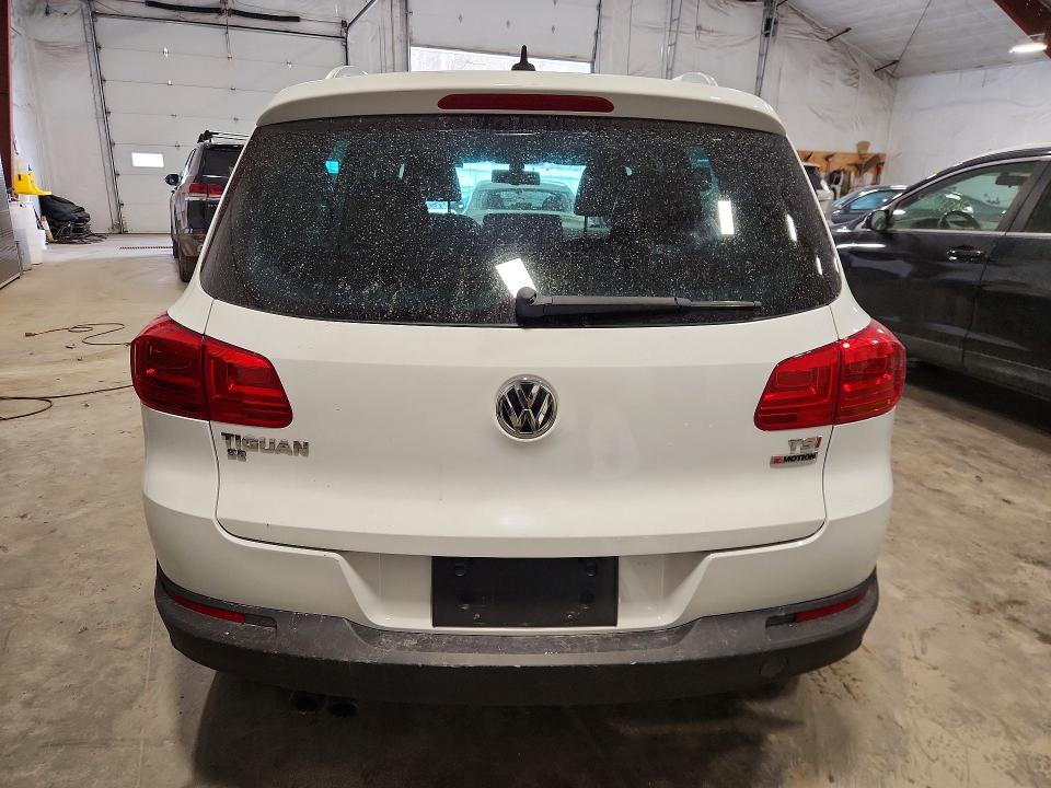 2016 Volkswagen Tiguan VIN WVGBV7AX1GW558795 COPART salvage auction — FRONT END, Vt - Cert Of Title-Salvage Vehicle, sold $725 on 2026-07-27 (photo 6)