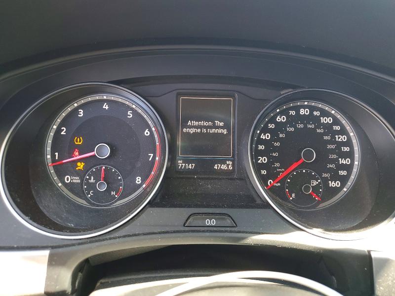 2019 Volkswagen Atlas VIN 1V2WR2CA3KC557291 COPART salvage auction — REAR END, Co - Bill Of Sale-Parts Only, sold $3,400 on 2026-07-09 (photo 9)