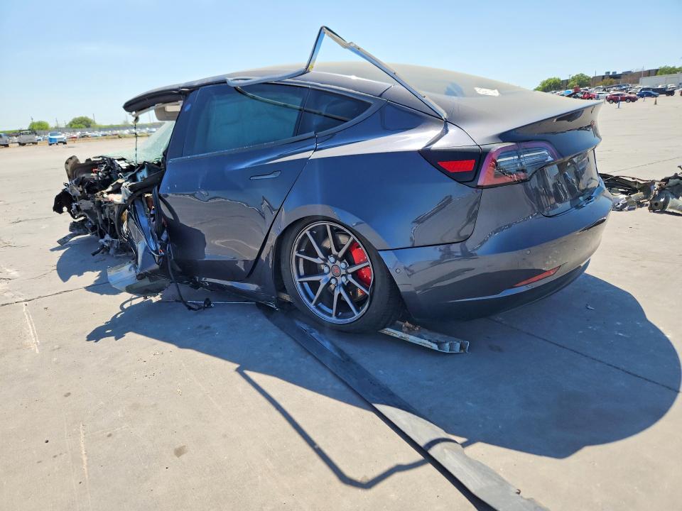 2018 Tesla Model 3 VIN 5YJ3E1EB1JF096061 COPART salvage auction — ALL OVER, Tx - Nonrepairable Title, sold $650 on 2026-07-13 (photo 2)