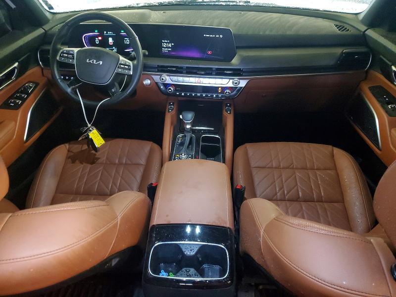 2025 Kia Telluride VIN 5XYP3DGC6SG666113 COPART salvage auction — HAIL, In - Cert Of Title-Salvage Title, sold $3,100 on 2026-07-27 (photo 8)