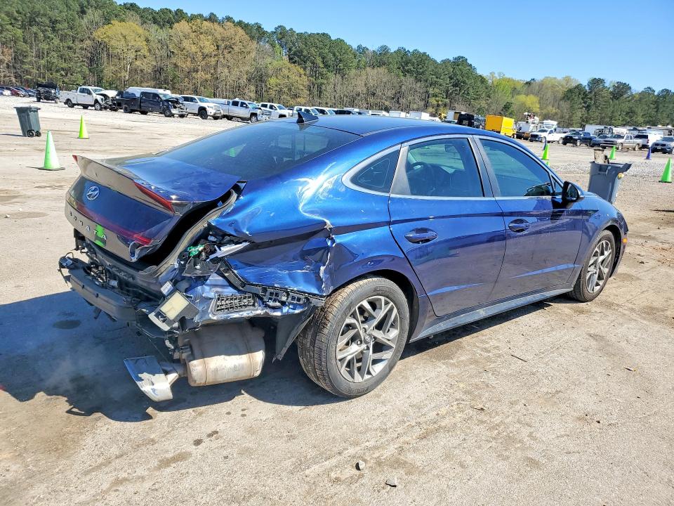 2020 Hyundai Sonata VIN 5NPEL4JAXLH039407 COPART salvage auction — REAR END, Ms - Cert Of Title-Salvaged, sold $2,650 on 2026-07-31 (photo 3)