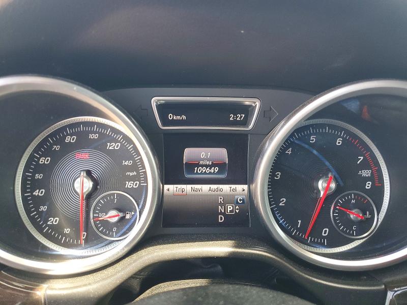 2017 Mercedes-benz Gle class VIN 4JGDA5JBXHA931490 COPART salvage auction — FRONT END, Tx - Salvage Vehicle Title, sold $6,900 on 2026-07-02 (photo 9)