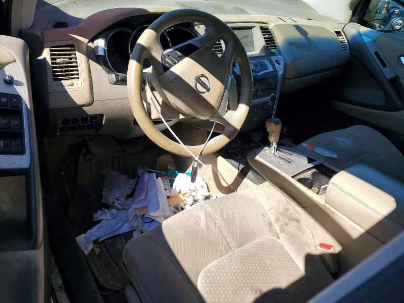 2010 Nissan Murano VIN JN8AZ1MW7AW100291 COPART salvage auction — BIOHAZARD/CHEMICAL, NJ - CERTIFICATE OF TITLE, sold $225 on 2026-07-29 (photo 8)