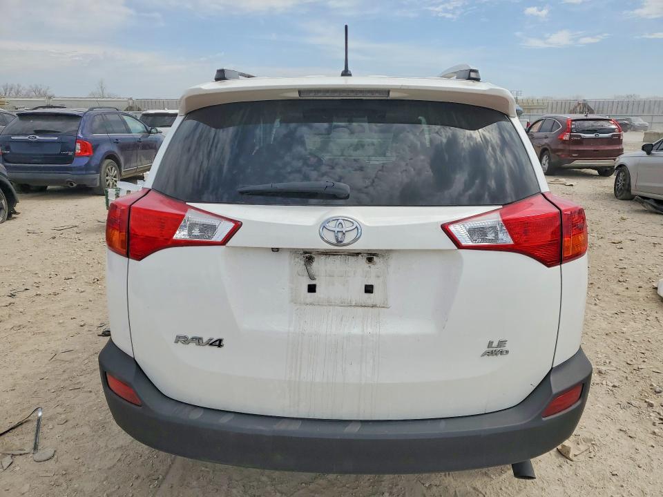 2014 Toyota Rav 4 VIN 2T3BFREV0EW149799 COPART salvage auction — HAIL, Mo - Salvage Certificate Of Title, sold $4,100 on 2026-07-06 (photo 6)