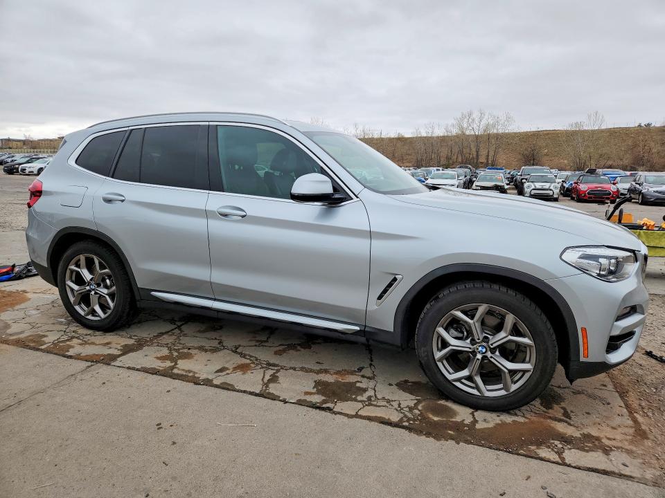 2021 BMW X3 VIN 5UXTY5C05M9E20788 COPART salvage auction — FRONT END, Co - Public - Salvage Title, sold $14,700 on 2026-07-20 (photo 4)