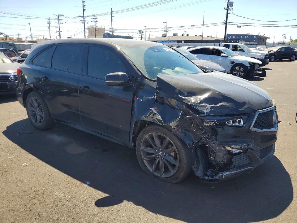 2020 Acura Mdx VIN 5J8YD4H0XLL015158 COPART salvage auction — FRONT END, Salvage Title, sold $3,350 on 2026-07-27 (photo 4)