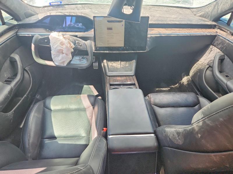 2021 Tesla Model s VIN 5YJSA1E65MF430896 COPART salvage auction — FRONT END, Tx - Salvage Vehicle Title, sold $5,300 on 2026-07-24 (photo 8)