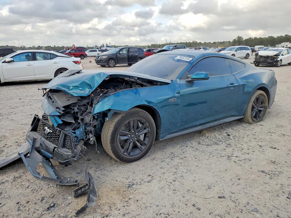 2026 Ford Mustang VIN 1FA6P8CF4T5400564 COPART salvage auction — FRONT END, Tx - Salvage Vehicle Title, sold $12,500 on 2026-07-17 (photo 1)