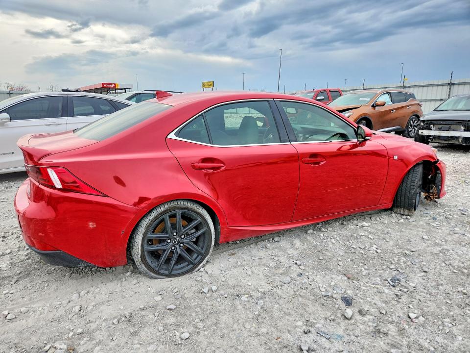 2016 Lexus Is VIN JTHBA1D20G5014631 COPART salvage auction — FRONT END, Wv - Salvage Certificate, sold $3,900 on 2026-07-27 (photo 3)
