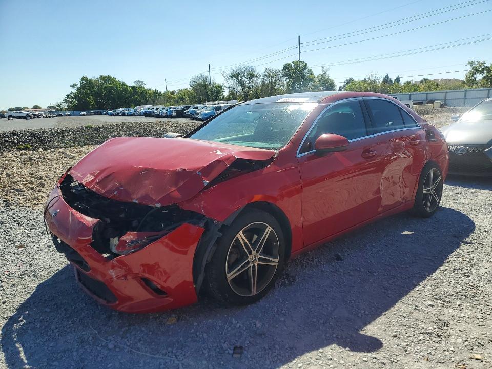 2019 Mercedes-benz A-klasse VIN WDD3G4EB0KW030891 COPART salvage auction — FRONT END, FL, sold $2,300 on 2026-08-07 (photo 1)