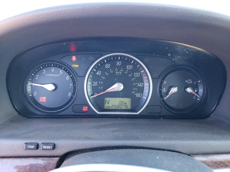 2008 Hyundai Sonata VIN 5NPET46F38H334005 COPART salvage auction — FRONT END, Pa - Cert Of Title, sold $350 on 2026-07-24 (photo 9)